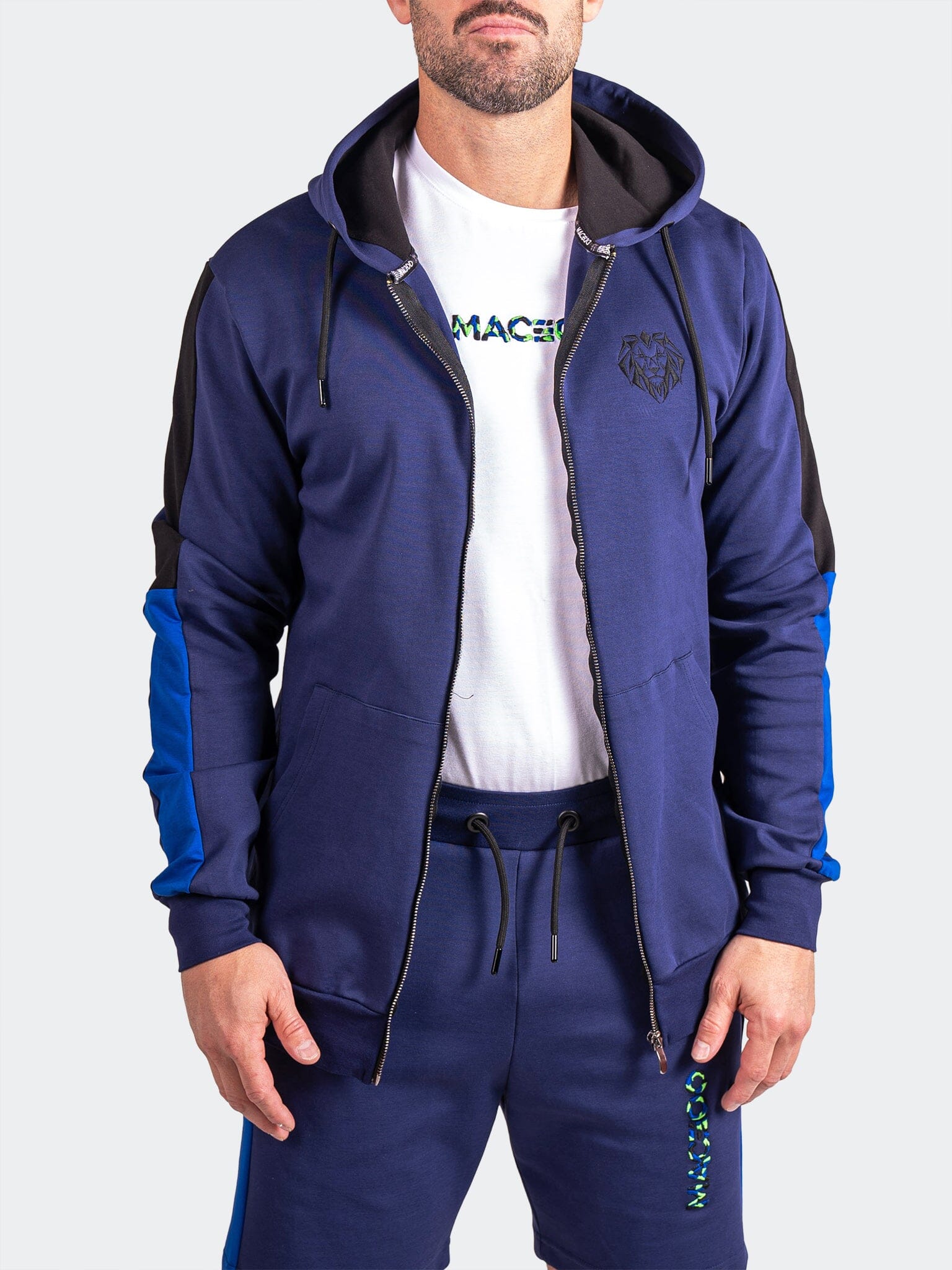 Resistance Navy Zip Hoodie
