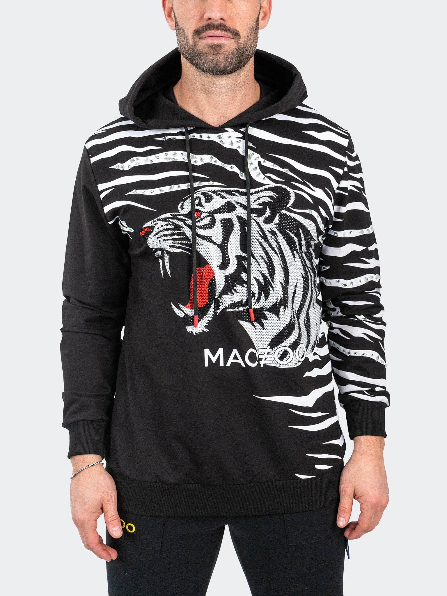 Ziger Black Tiger Hoodie
