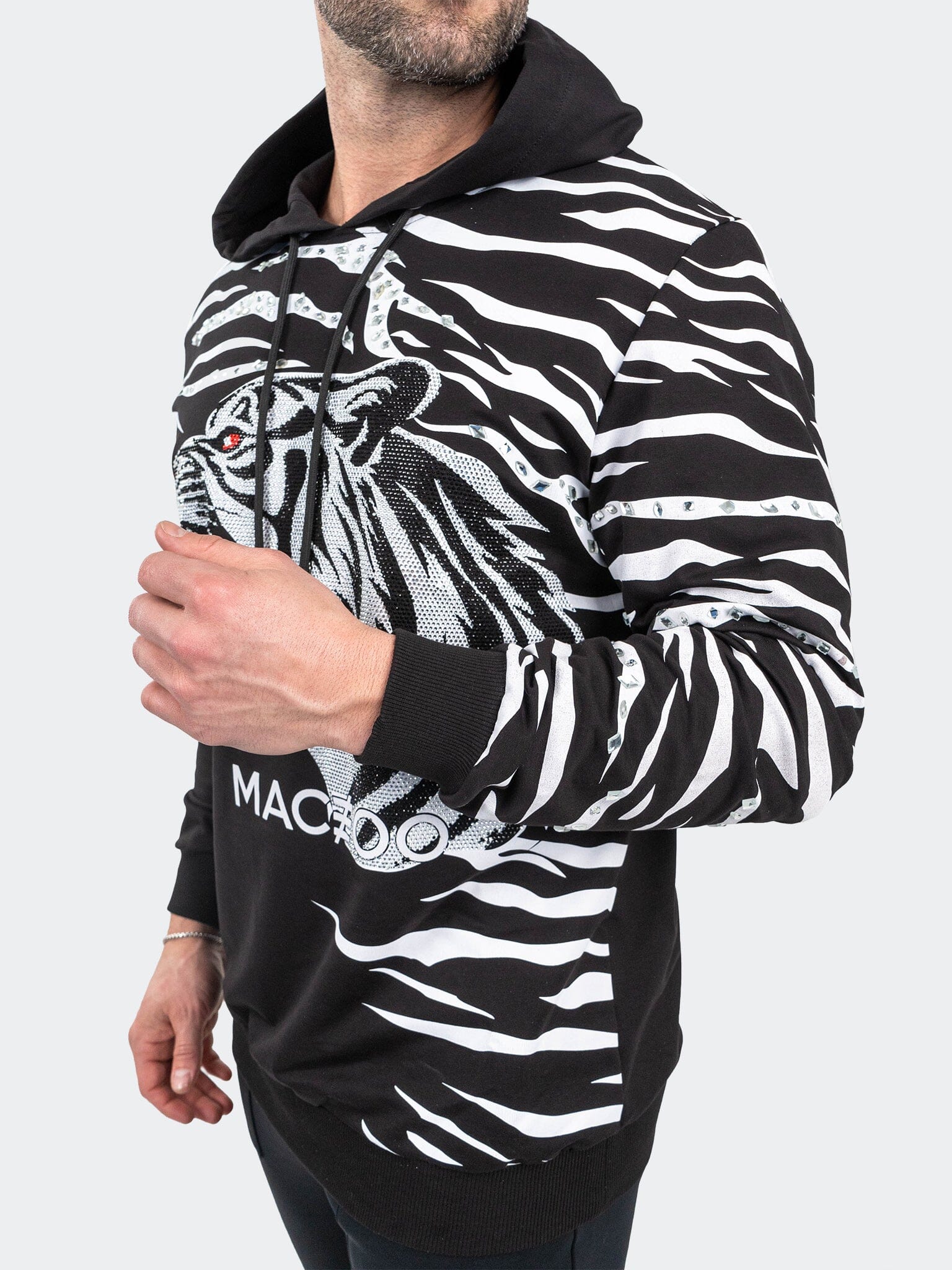 Ziger Black Tiger Hoodie