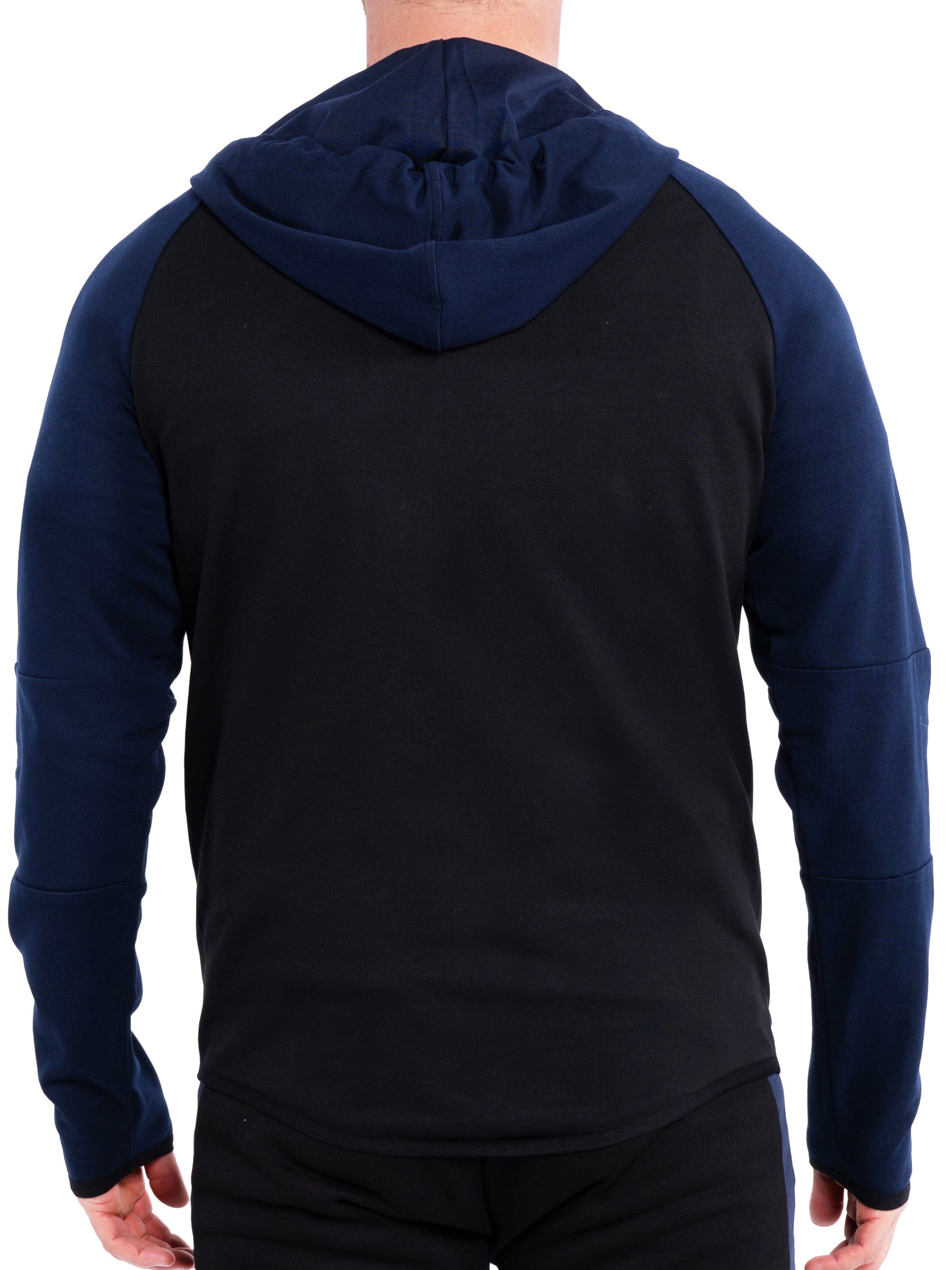 BlueTrim Black Hoodie