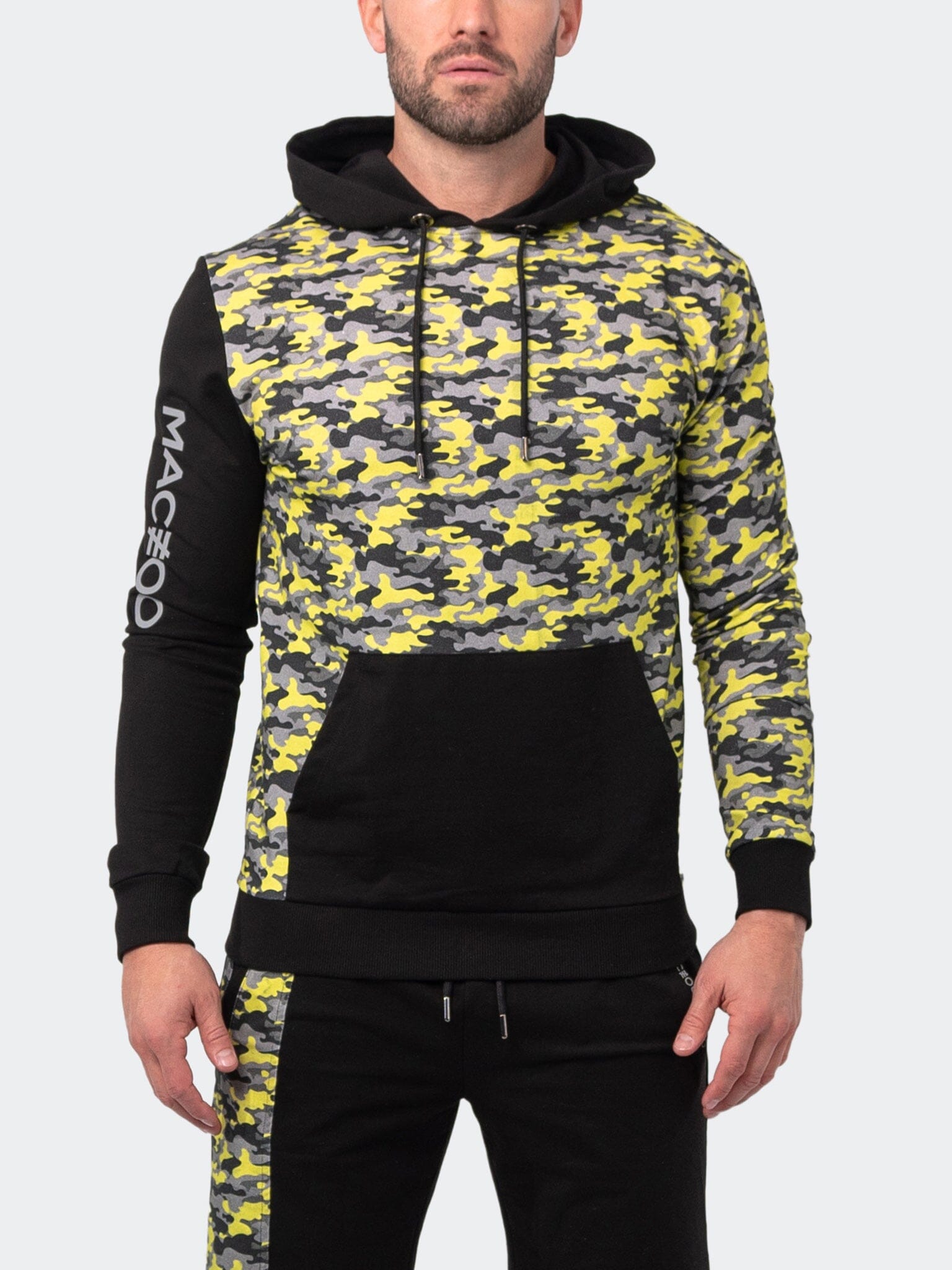 DyePanel Yellow Camo Hoodie