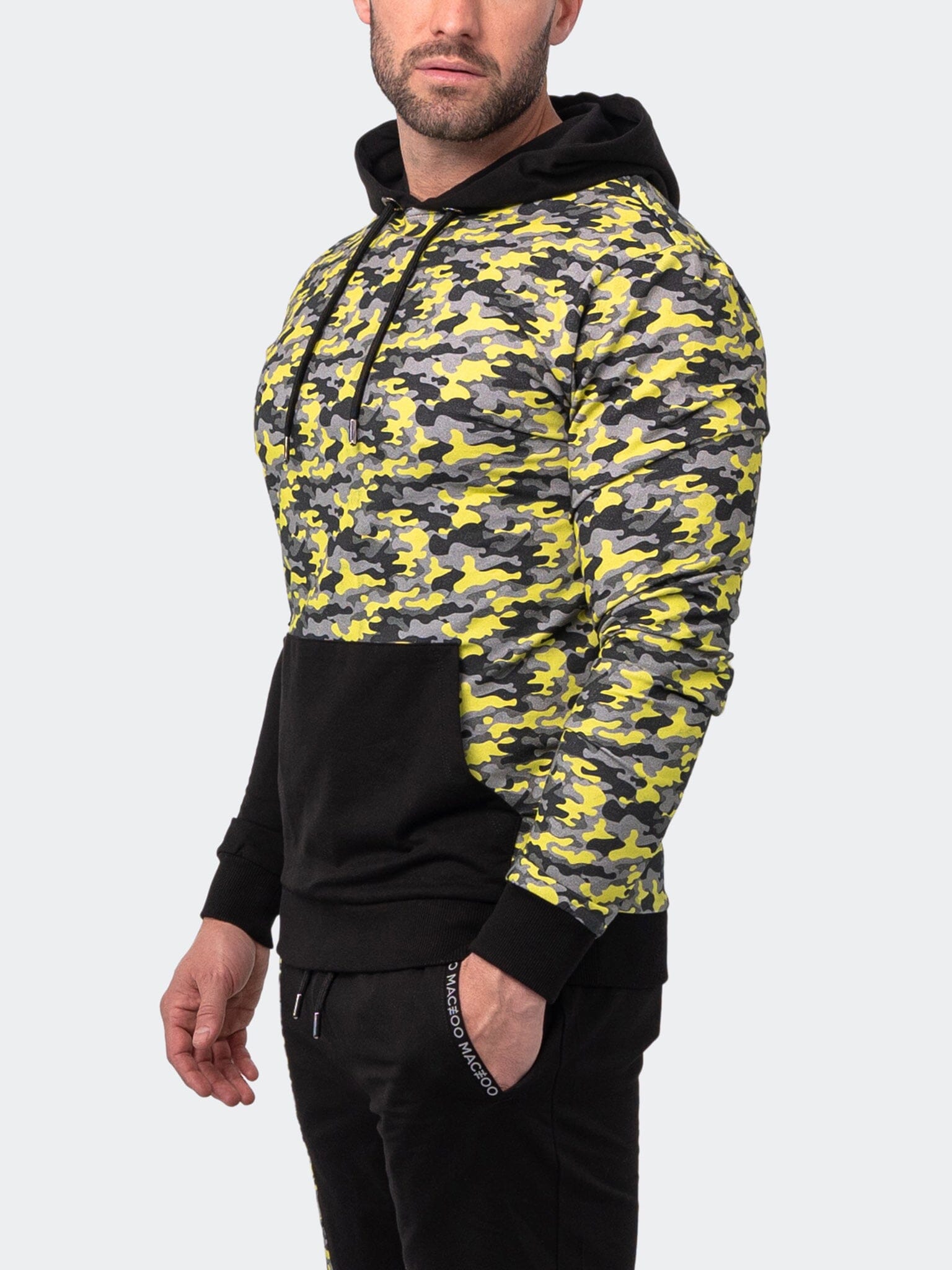 DyePanel Yellow Camo Hoodie