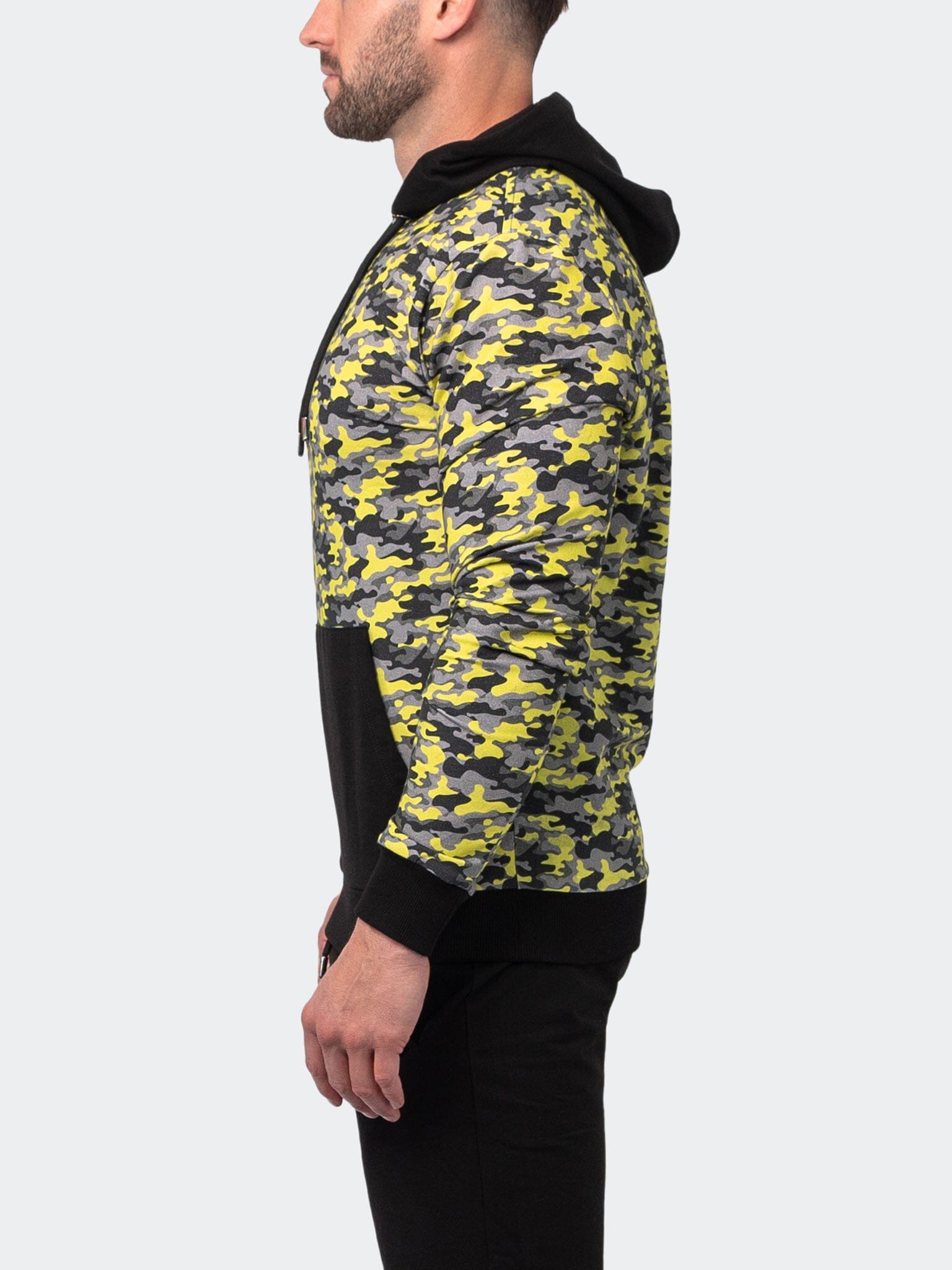 DyePanel Yellow Camo Hoodie