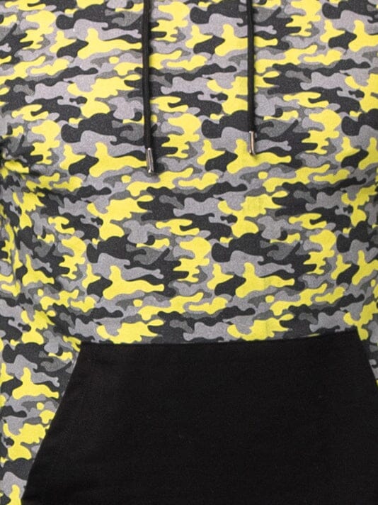 DyePanel Yellow Camo Hoodie