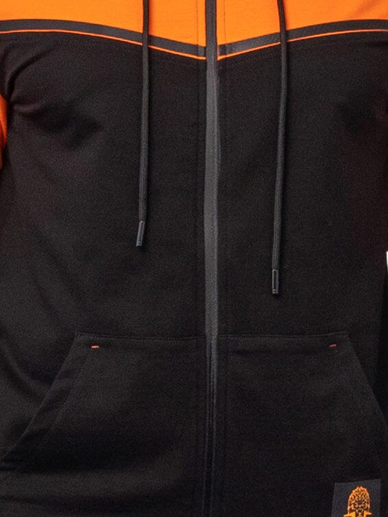 Exploration Orange Zip Hoodie