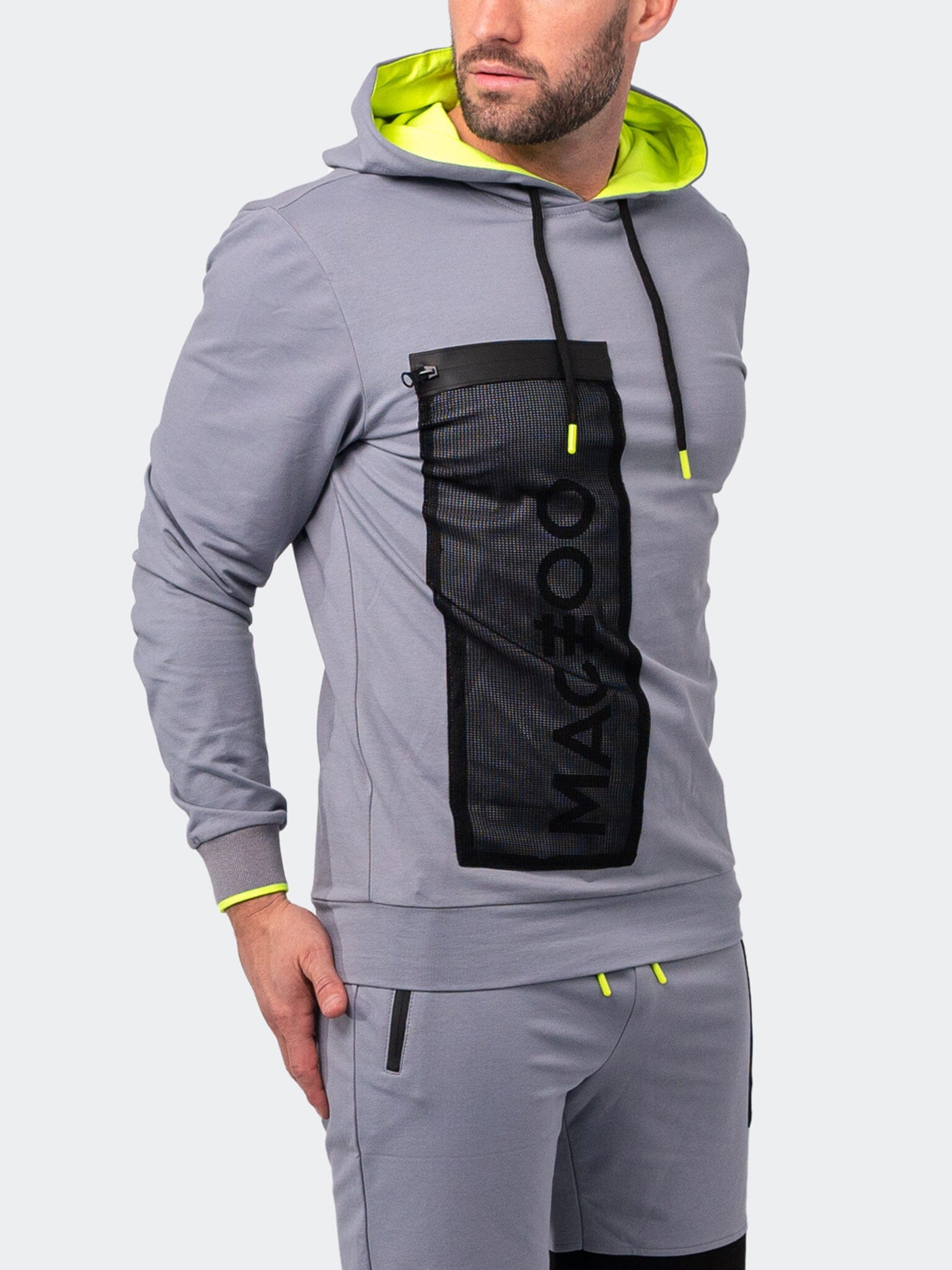 Net Grey Pullover Hoodie