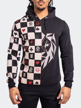 Hoodie LionChess Black View-1