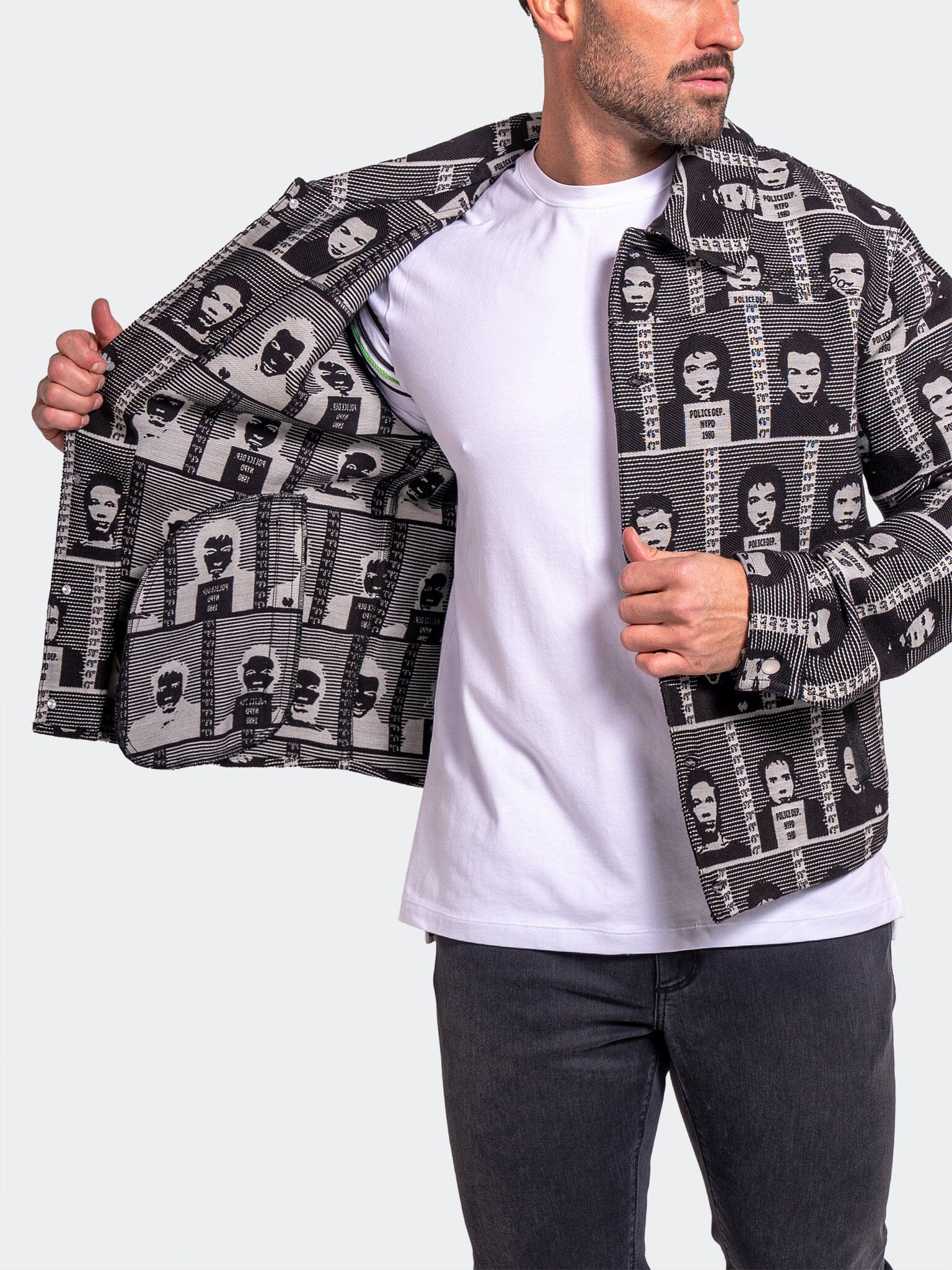 Jacket Denim Ascension0004 Grey