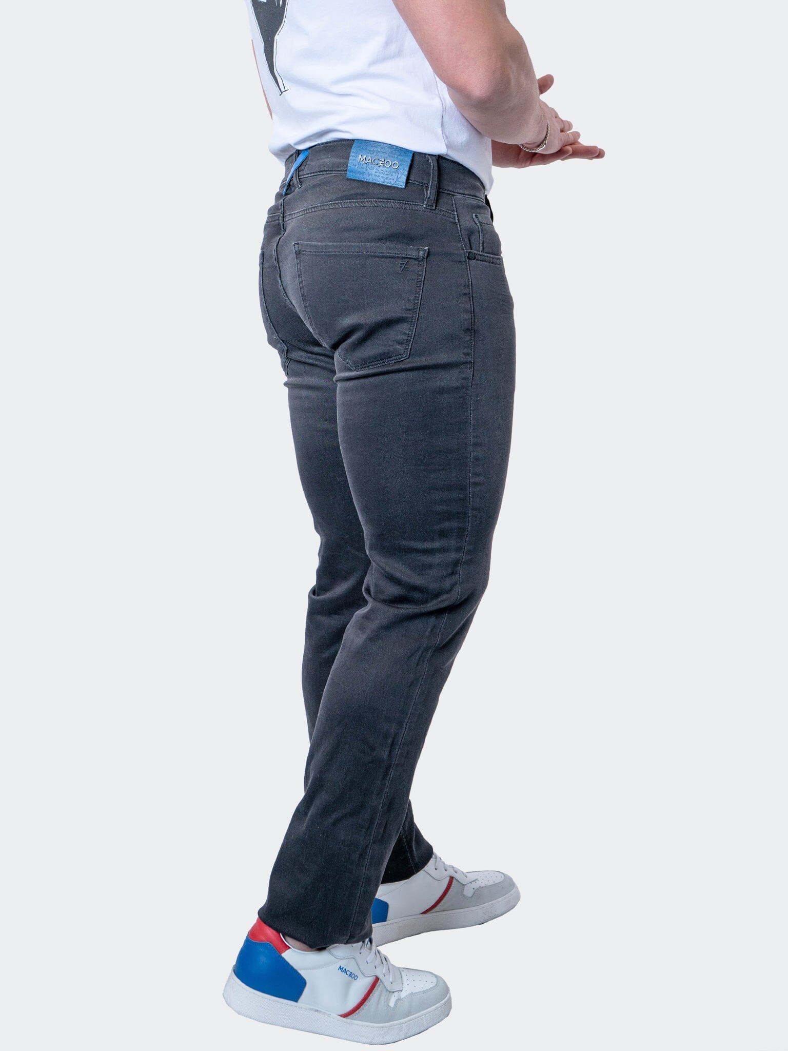 Charcoal Grey Stretch Jeans