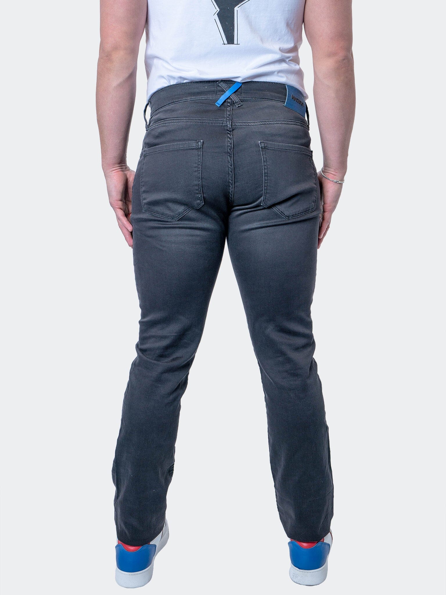 Charcoal Grey Stretch Jeans