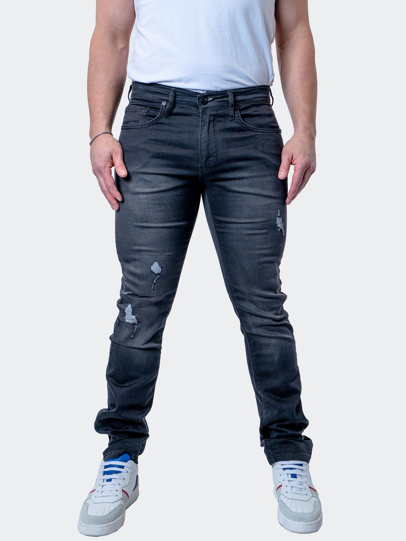 Charcoal Wash Grey Jeans