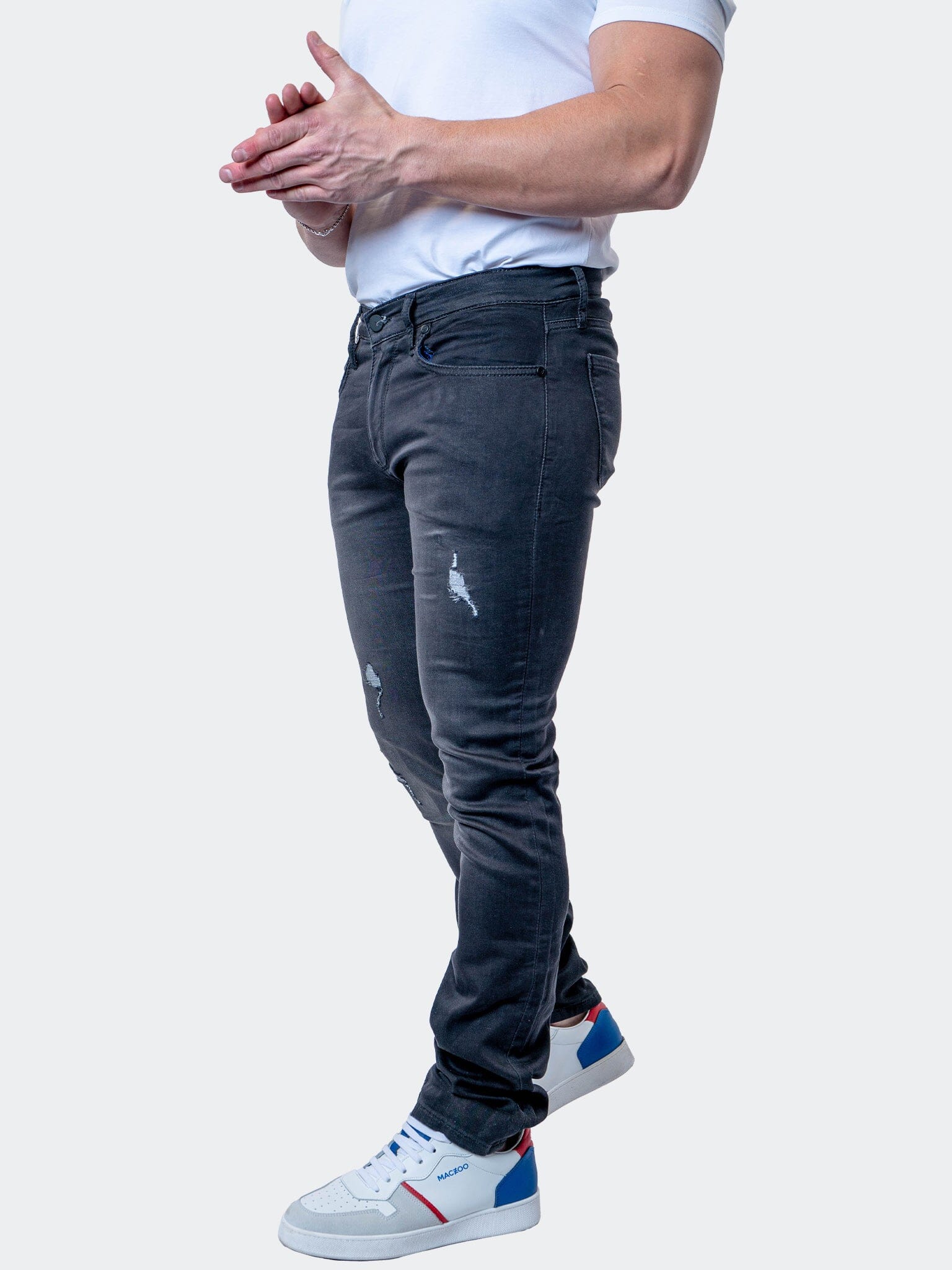 Charcoal Wash Grey Jeans