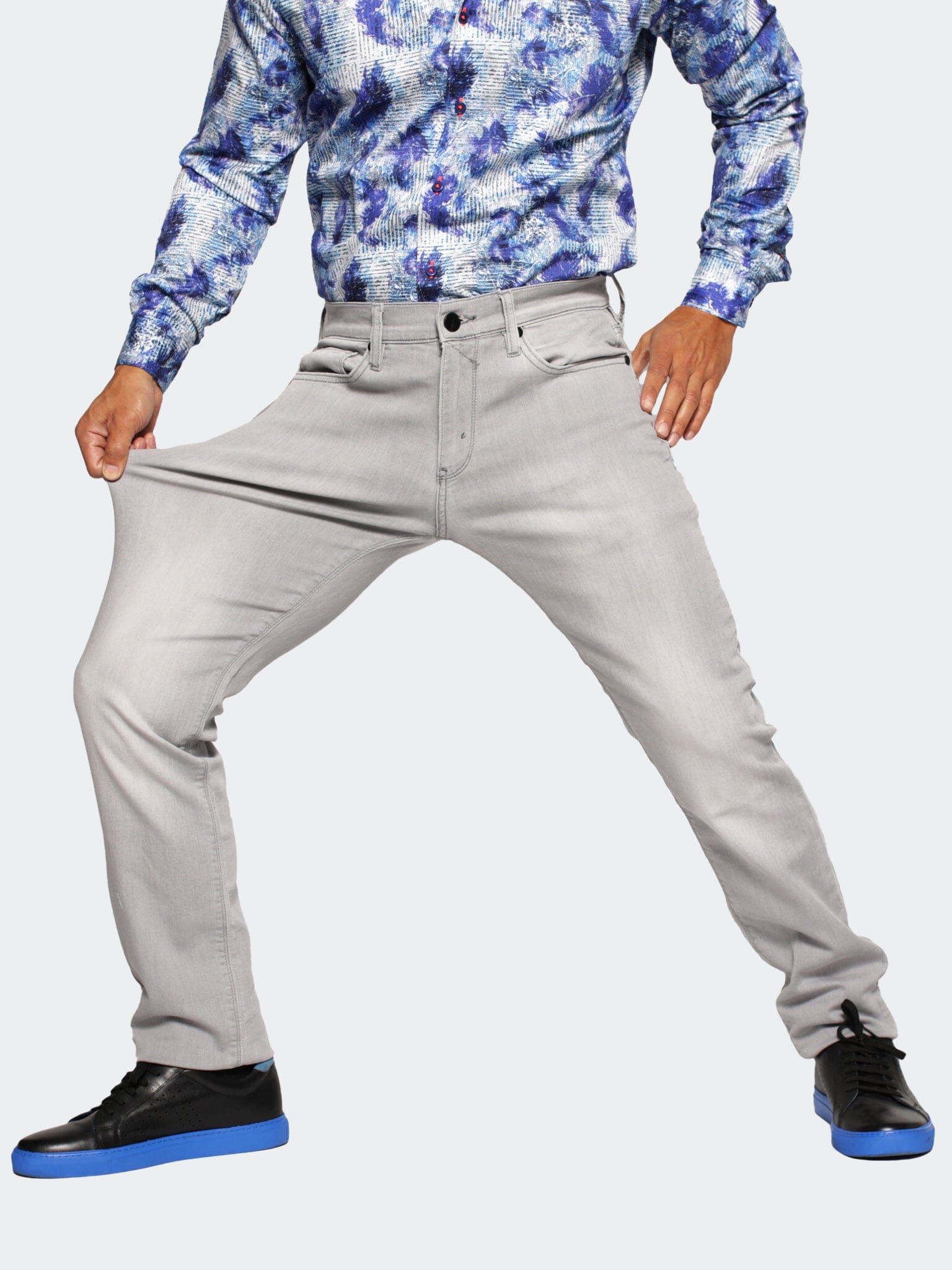 Perm Classic Grey Jeans – Maceoo