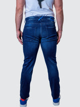 Jeans Distressed Blue View-5
