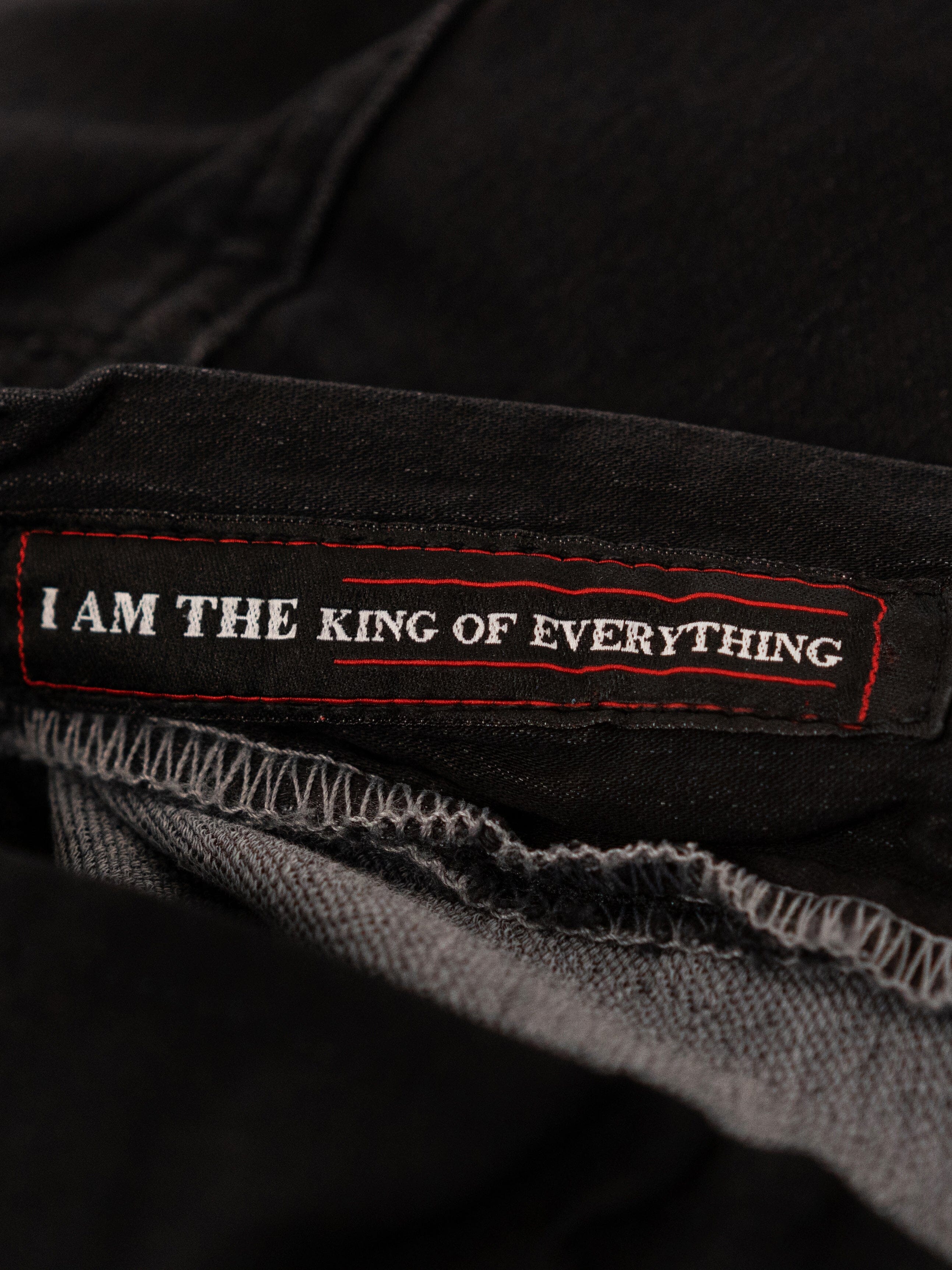 Perm Washed Black Stretch Jeans