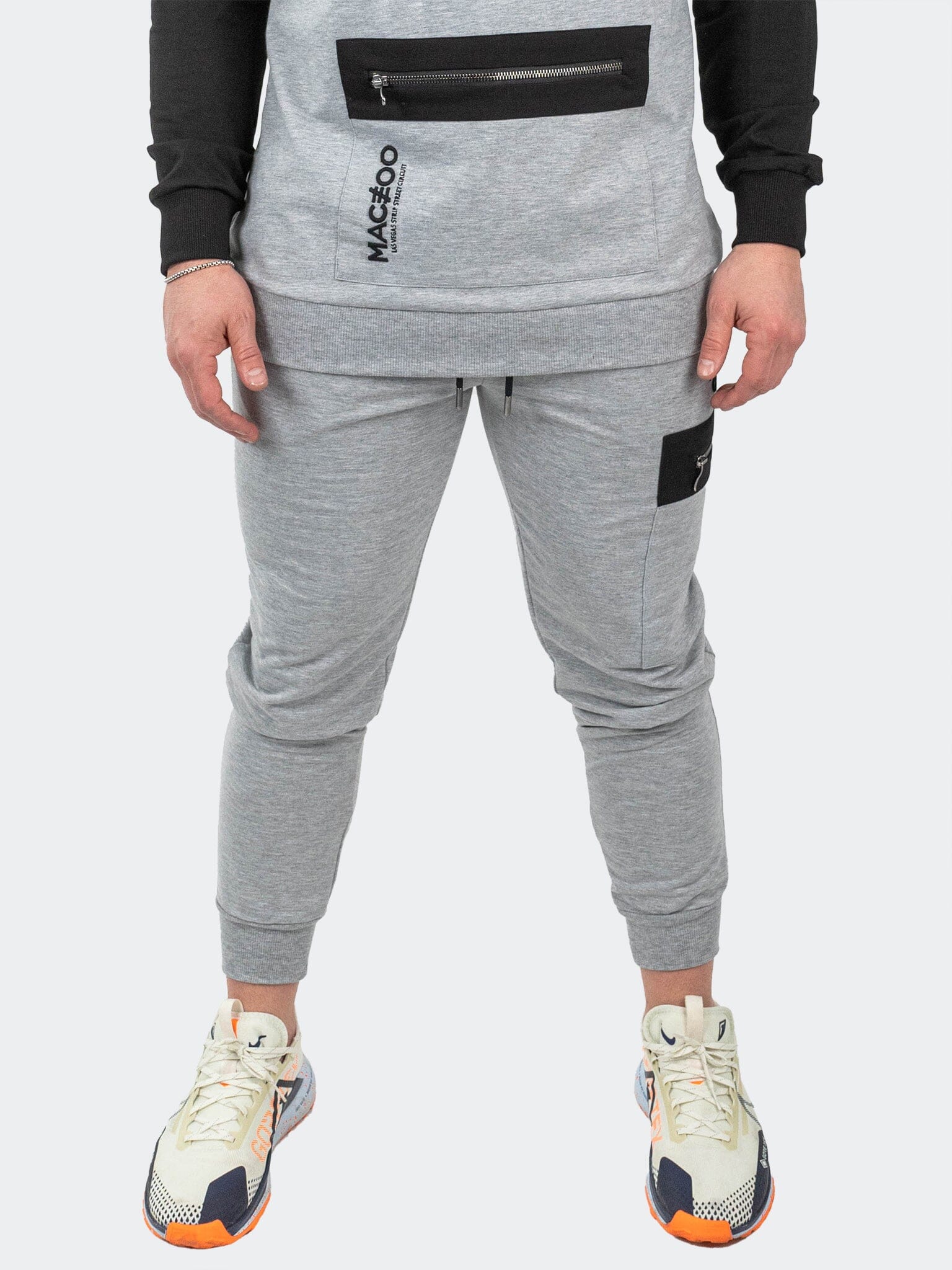 F1 Race Light Grey Jogger Pants