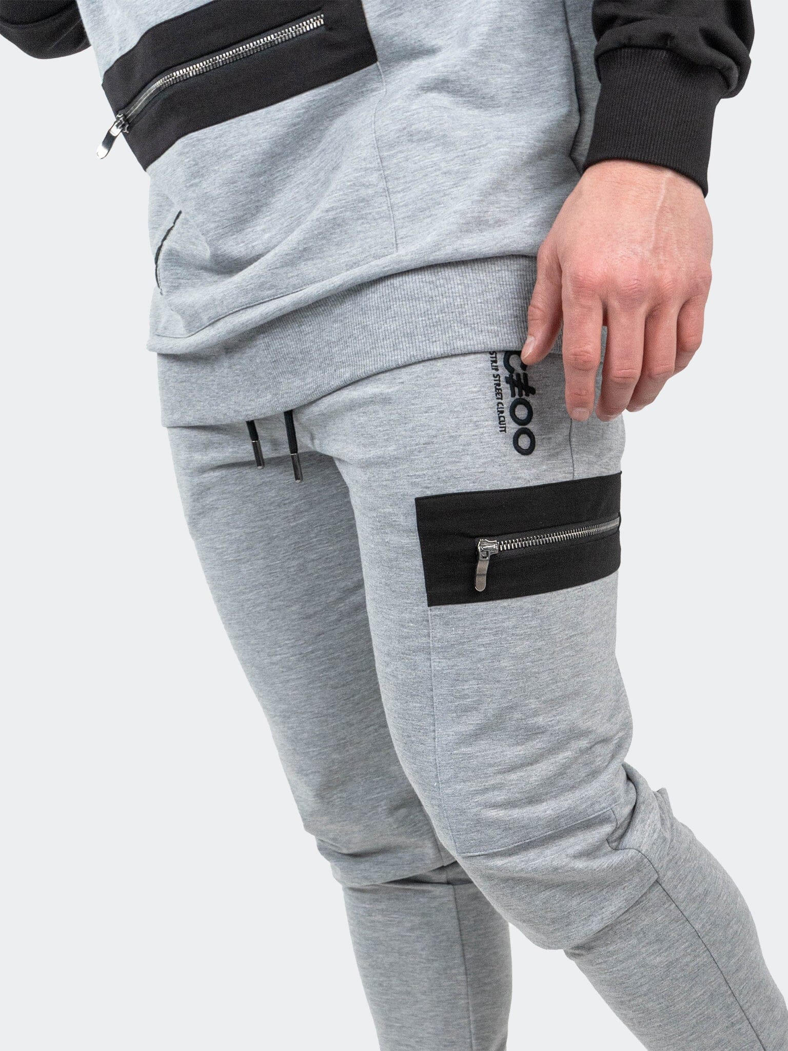 F1 Race Light Grey Jogger Pants