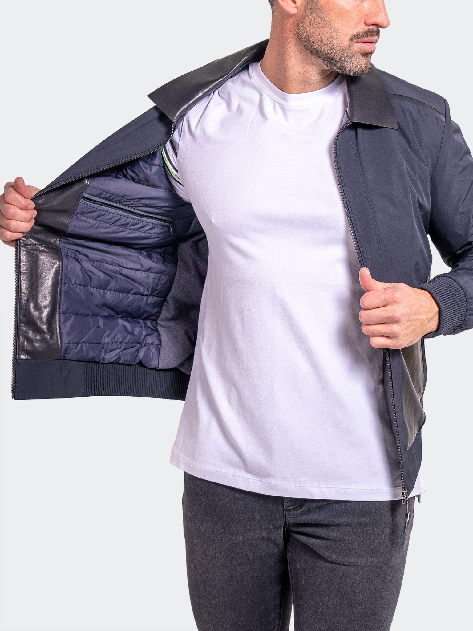 Ascension Navy Zip Jacket – Maceoo
