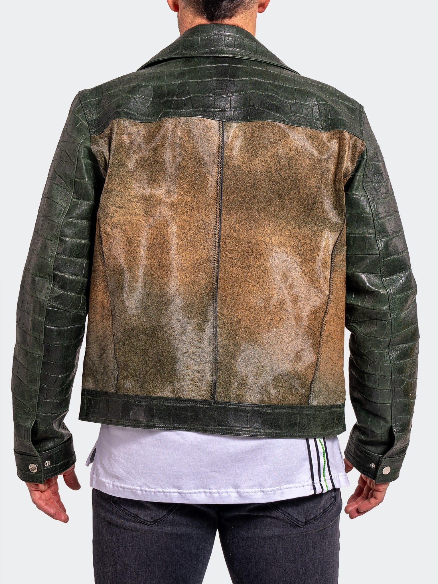 Ascension Green Biker Jacket