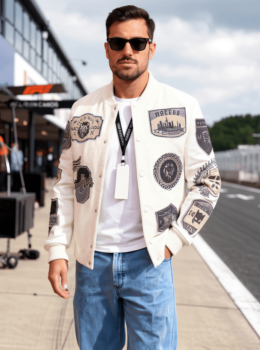 Ascension White Patch Jacket