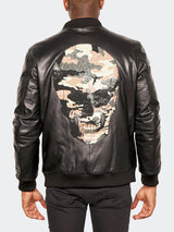 Leather CamoSkull Black View-4