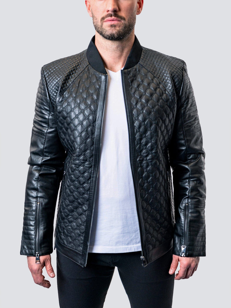 Leather Croco Black – Maceoo