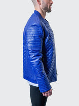 Leather Croco Blue View-10