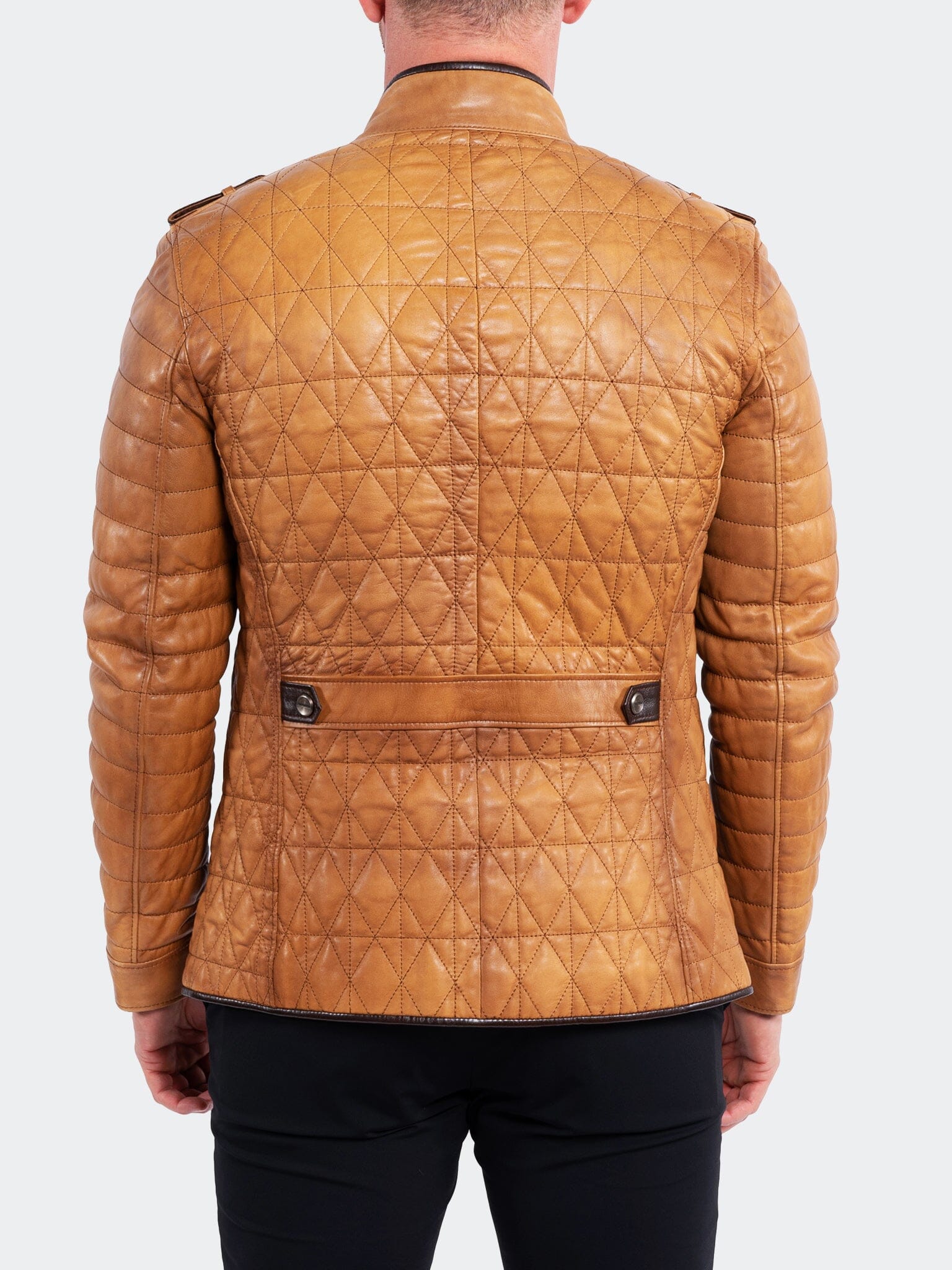 Field Brown Leather Jacket