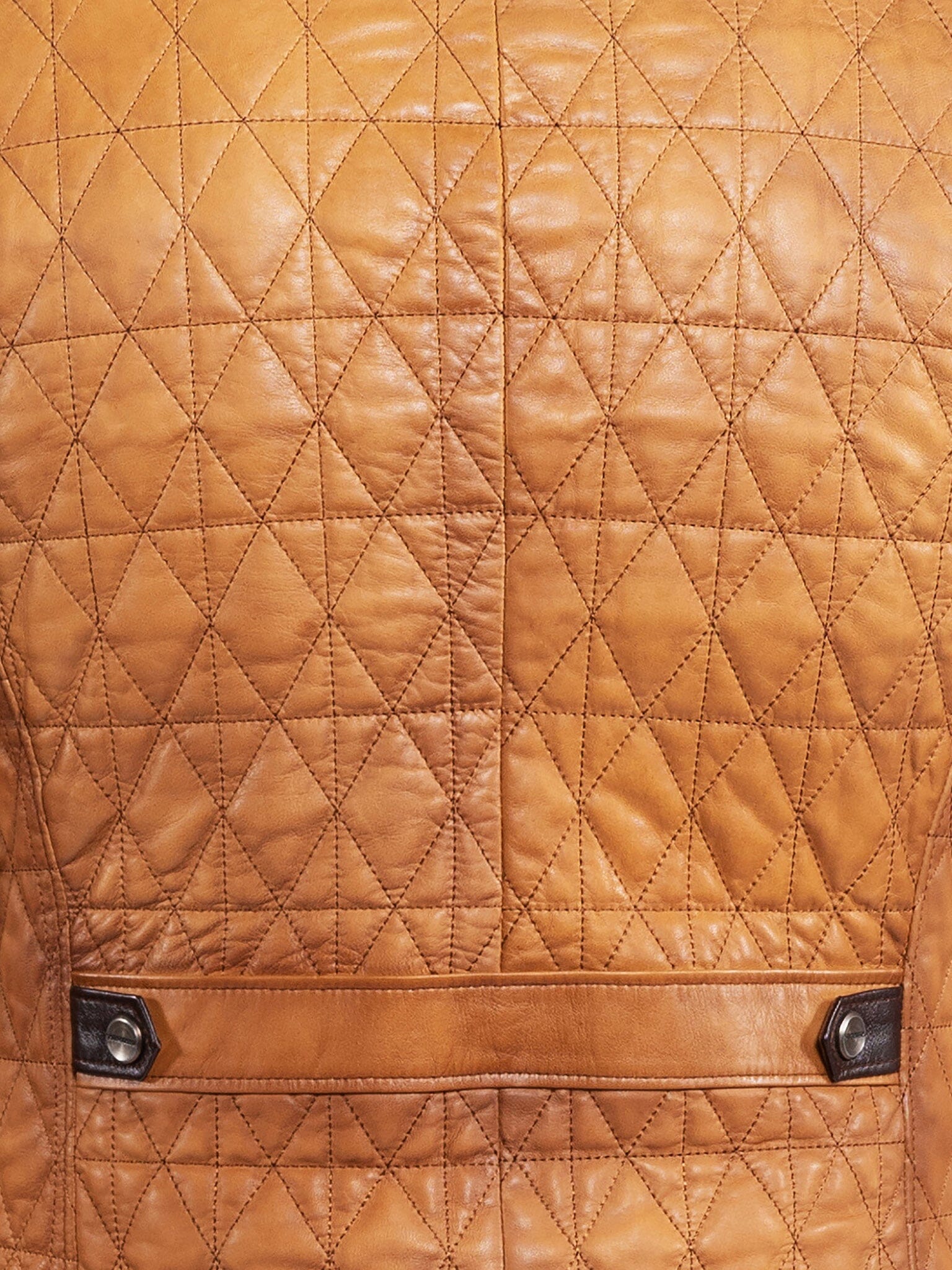 Field Brown Leather Jacket