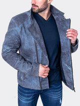 Leather Gene Blue View-5