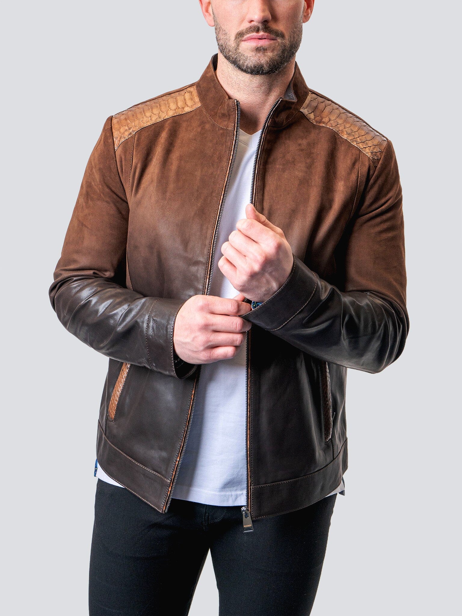 Leather Gradient Brown