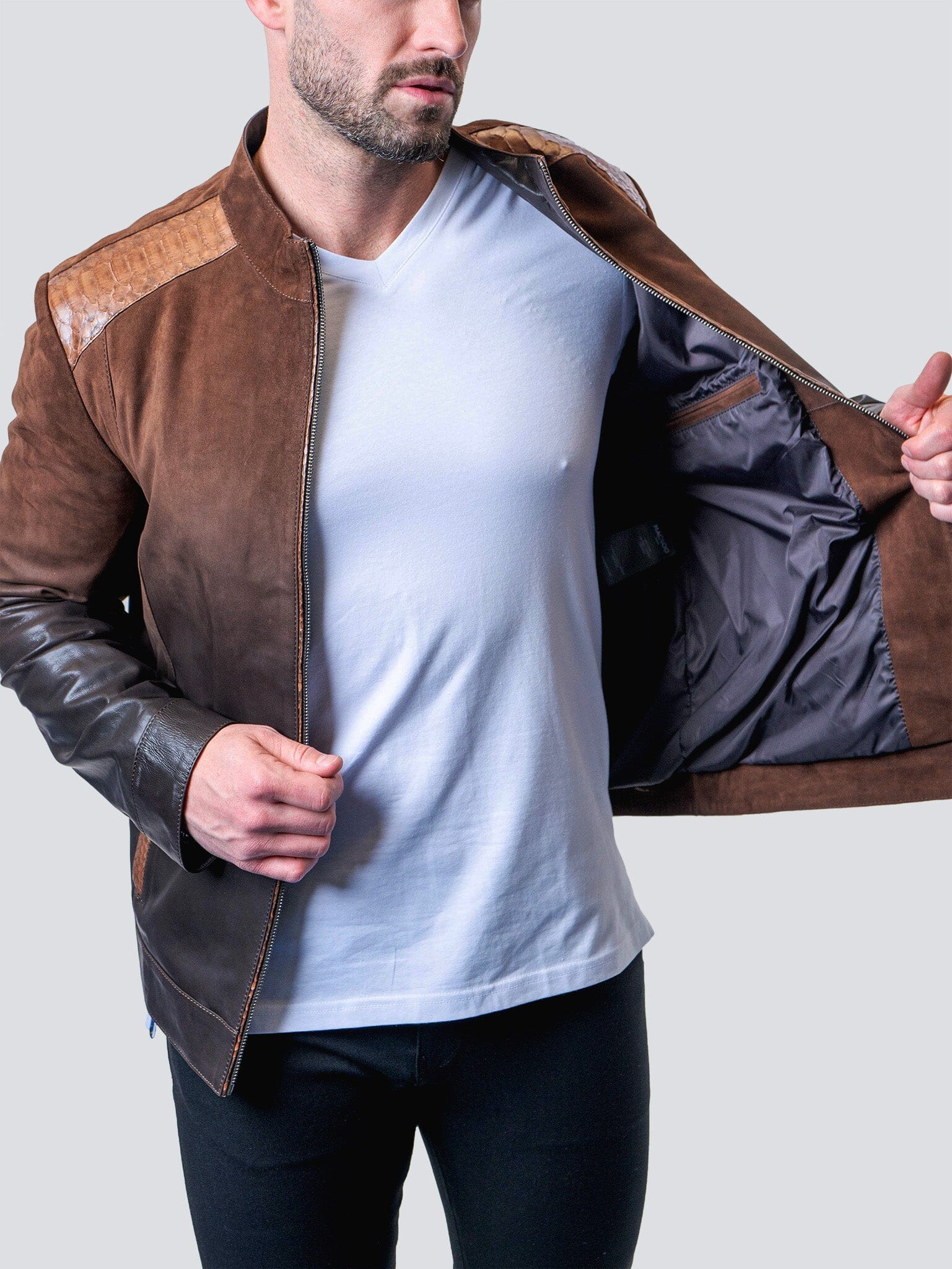 Leather Gradient Brown