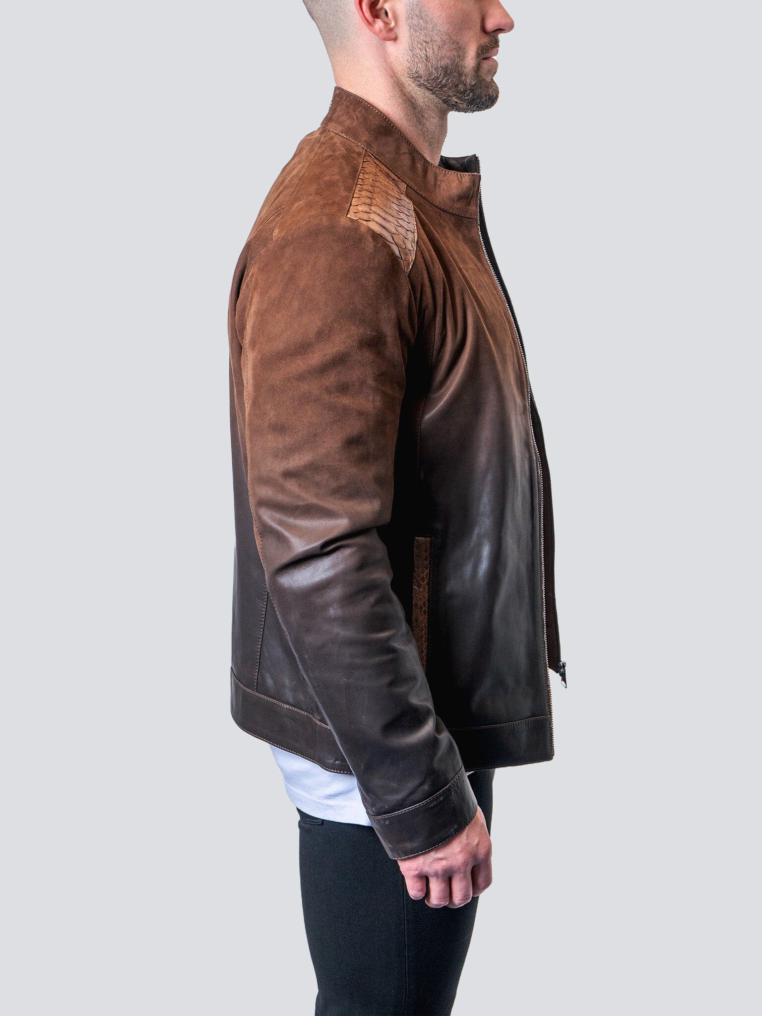 Leather Gradient Brown