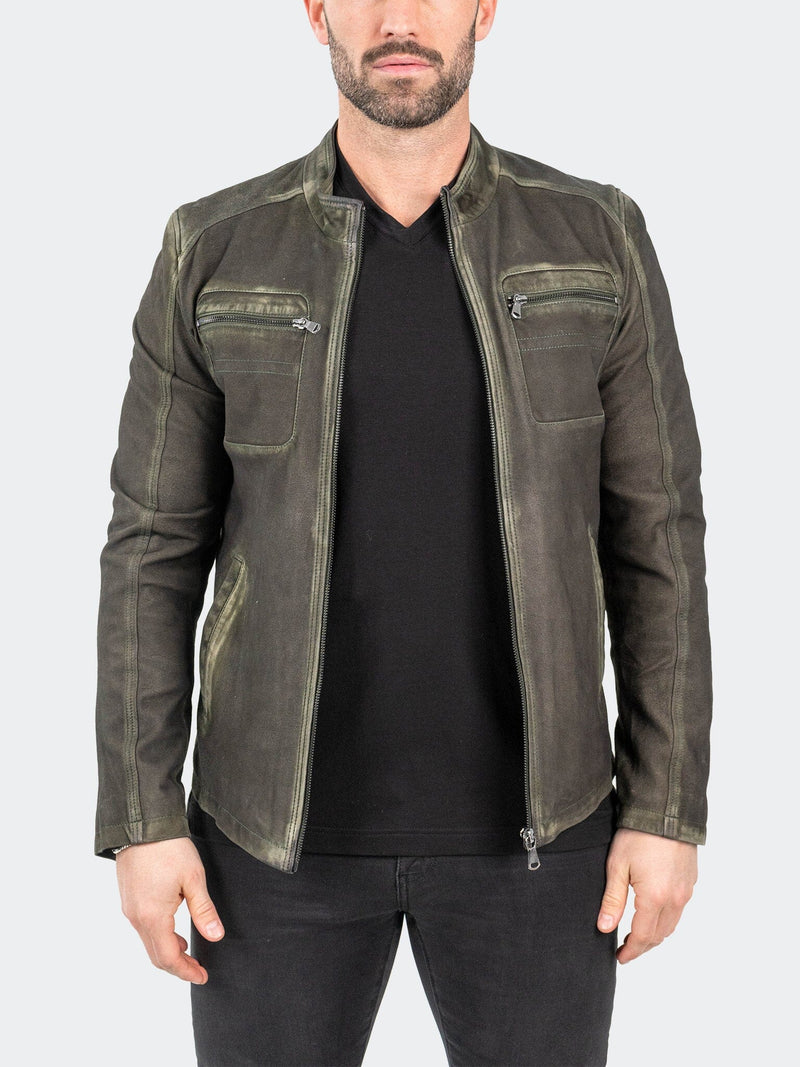 Leather Hunter Green