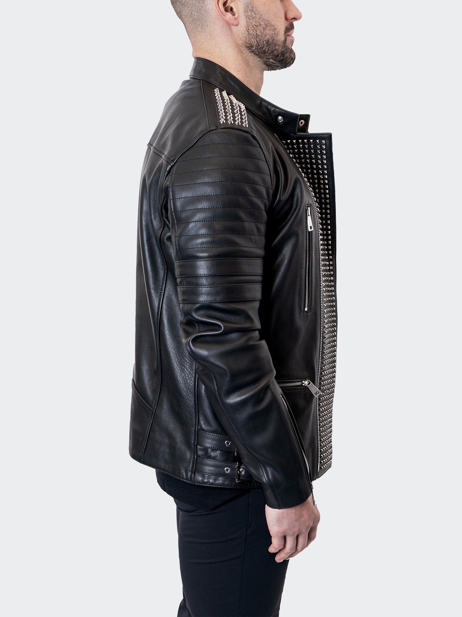 MadMax Black Leather Jacket