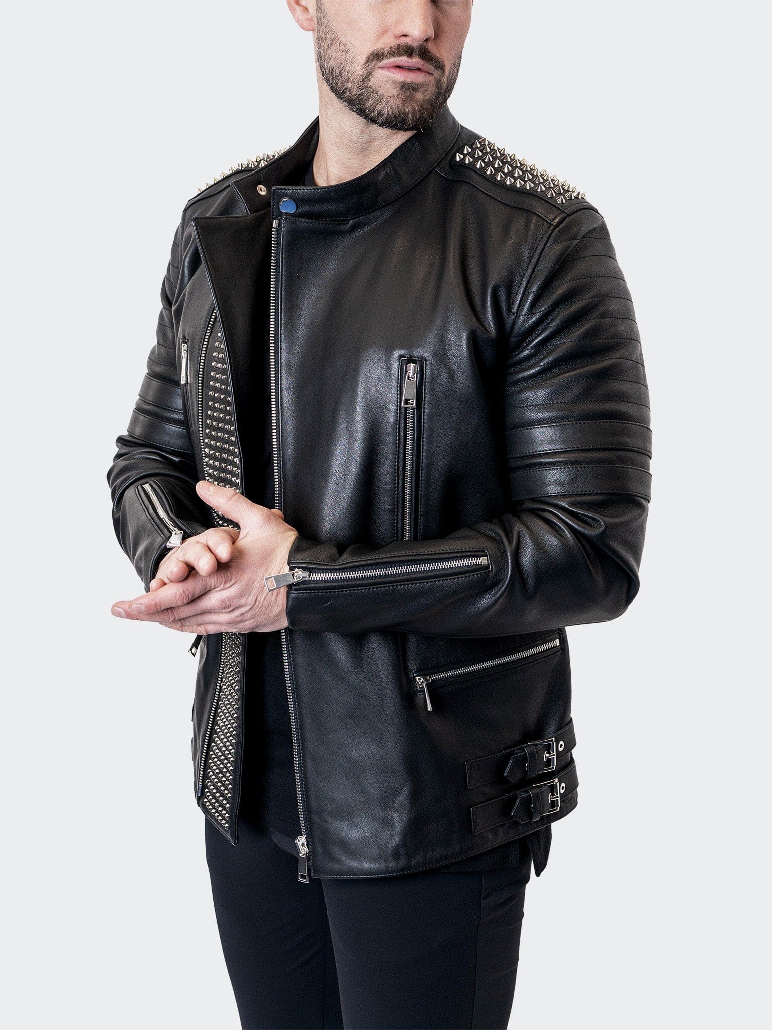 MadMax Black Leather Jacket