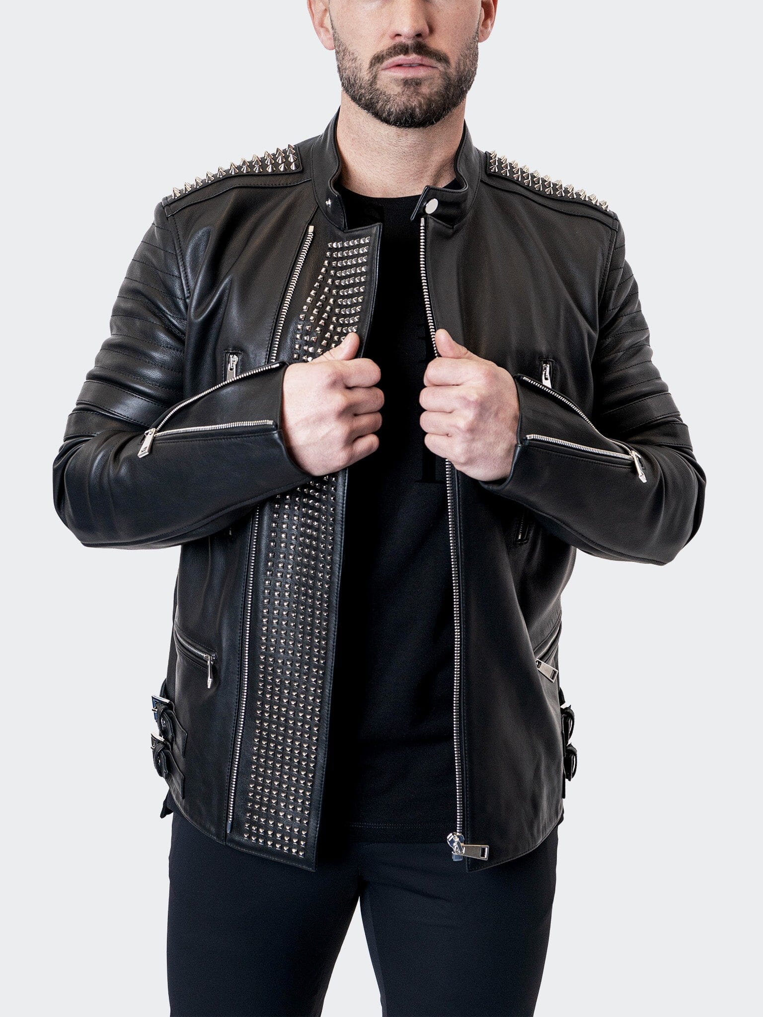 MadMax Black Leather Jacket