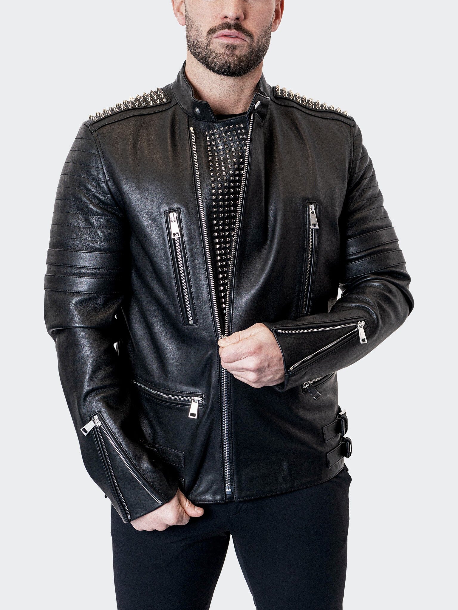 MadMax Black Leather Jacket