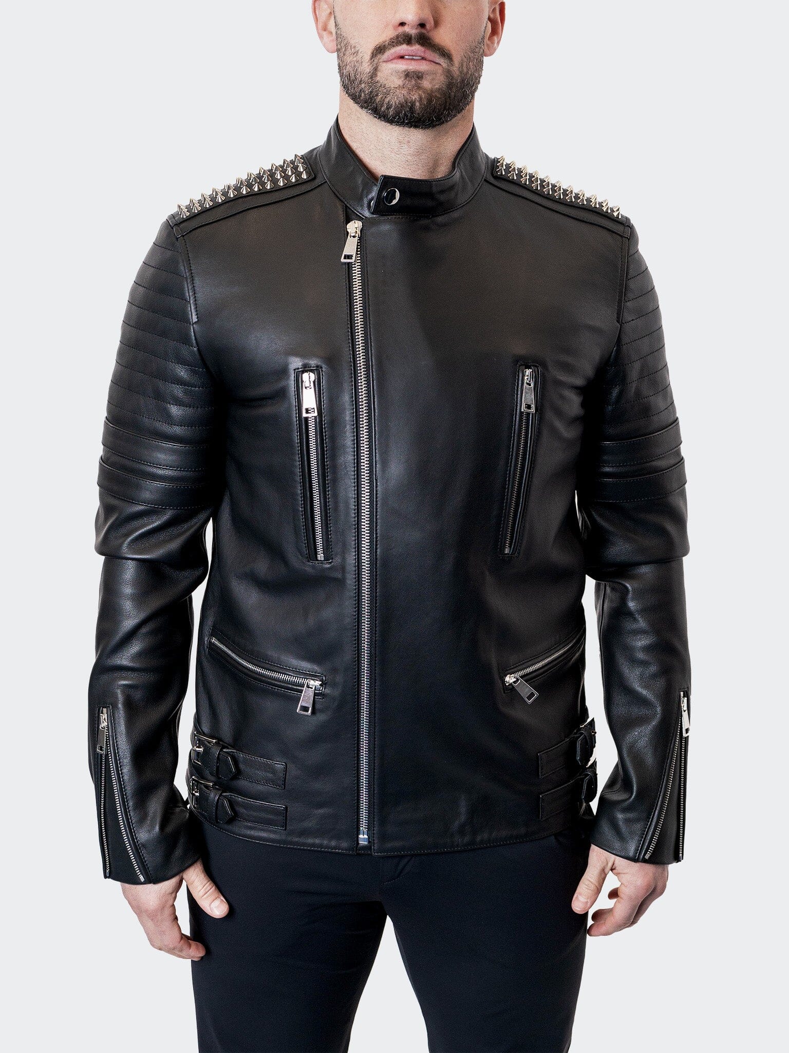 MadMax Black Leather Jacket