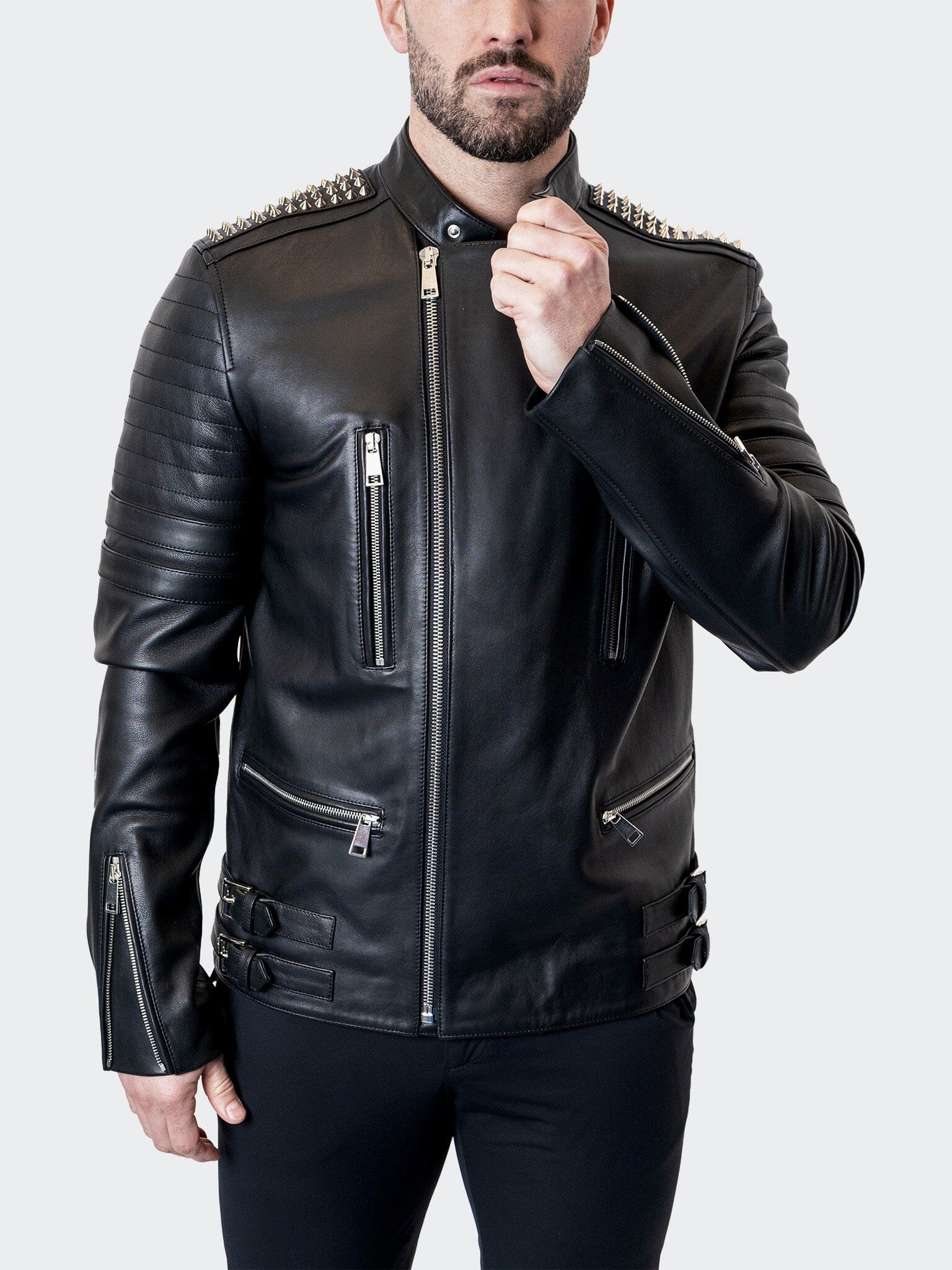 MadMax Black Leather Jacket