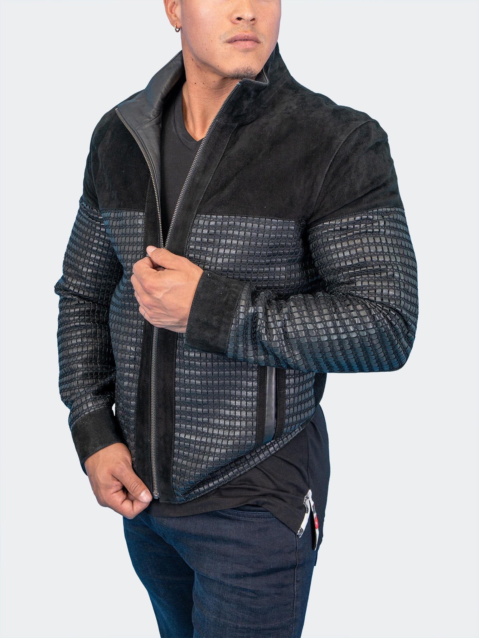 Leather Mosaic Black