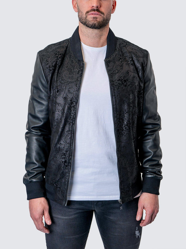 Designer Reversible Leather Jacket, Maceoo Self-Made