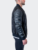 Leather Paisley Black View-7