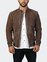Leather Perforated Brown View-1