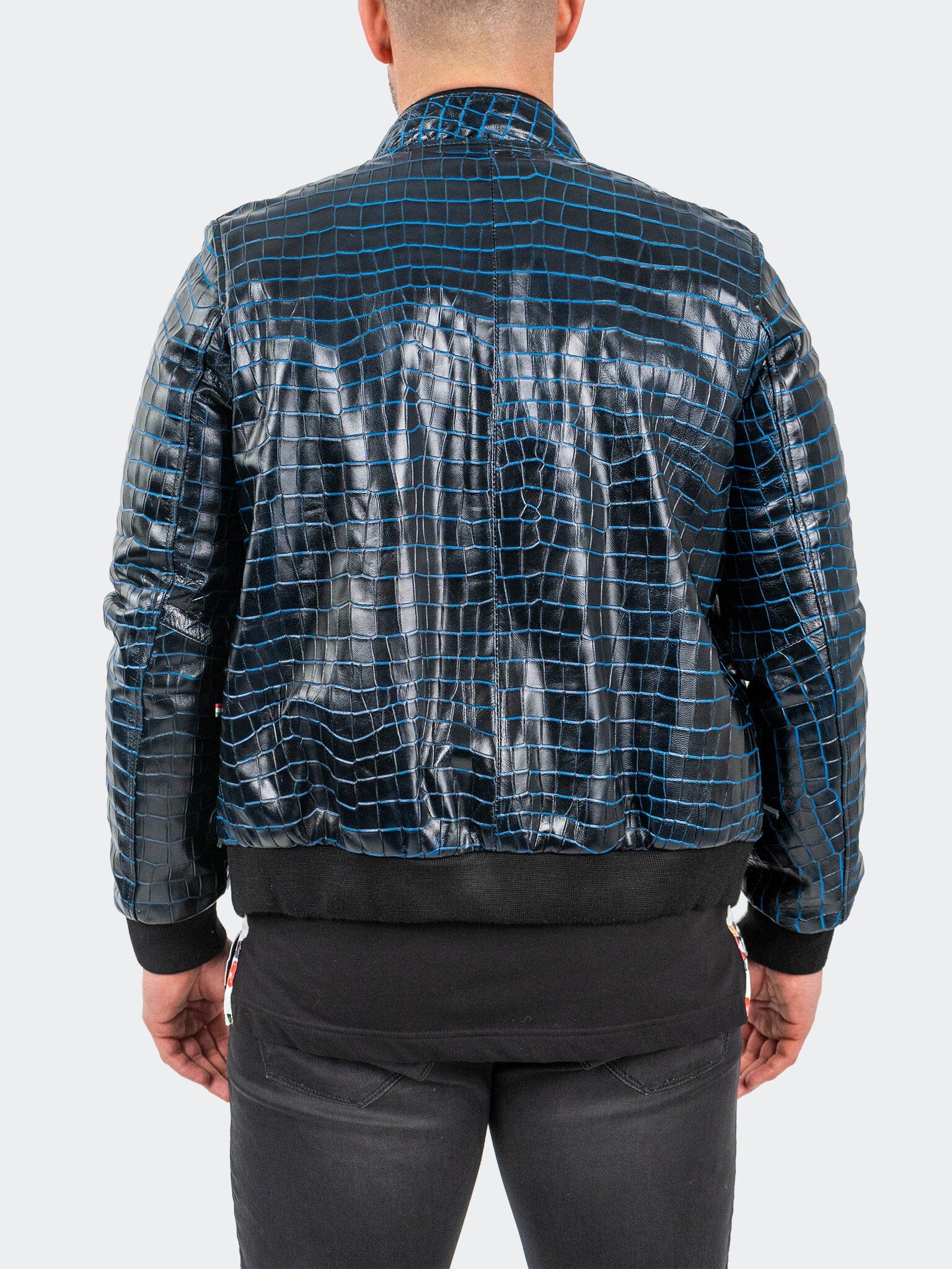 Leather Python Blue