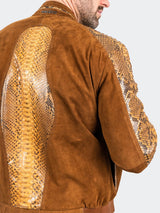 Leather PythonDesert Brown View-3