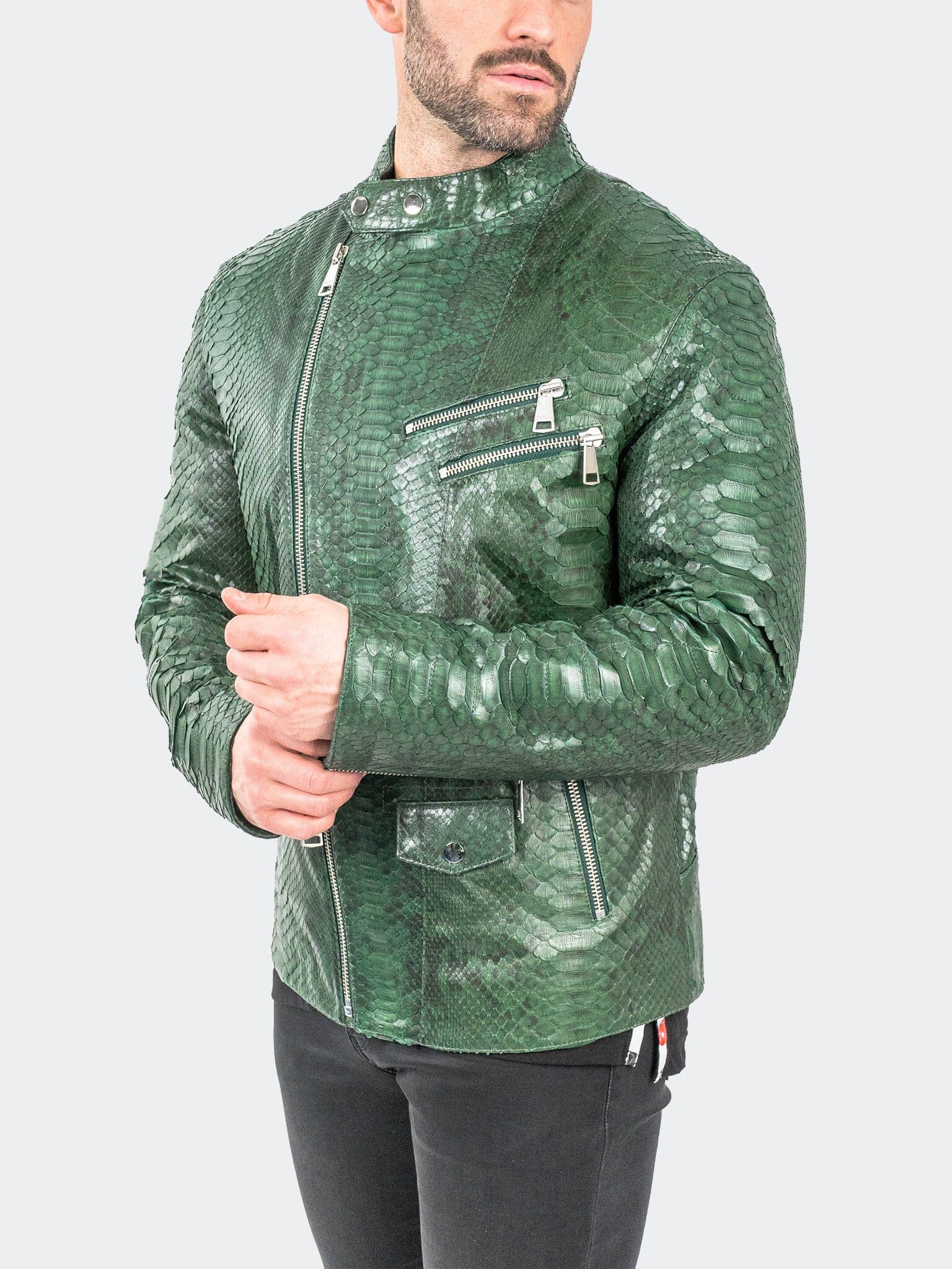 Leather PythonEnvy Green