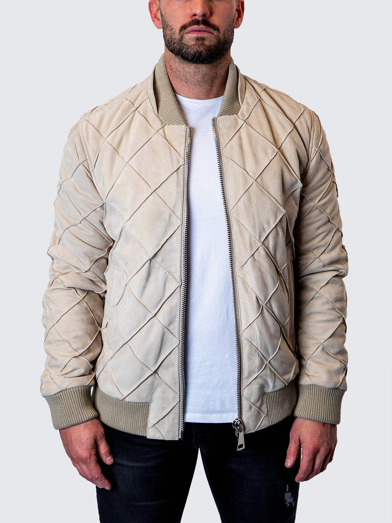 Leather Quilted CrÃ¨me