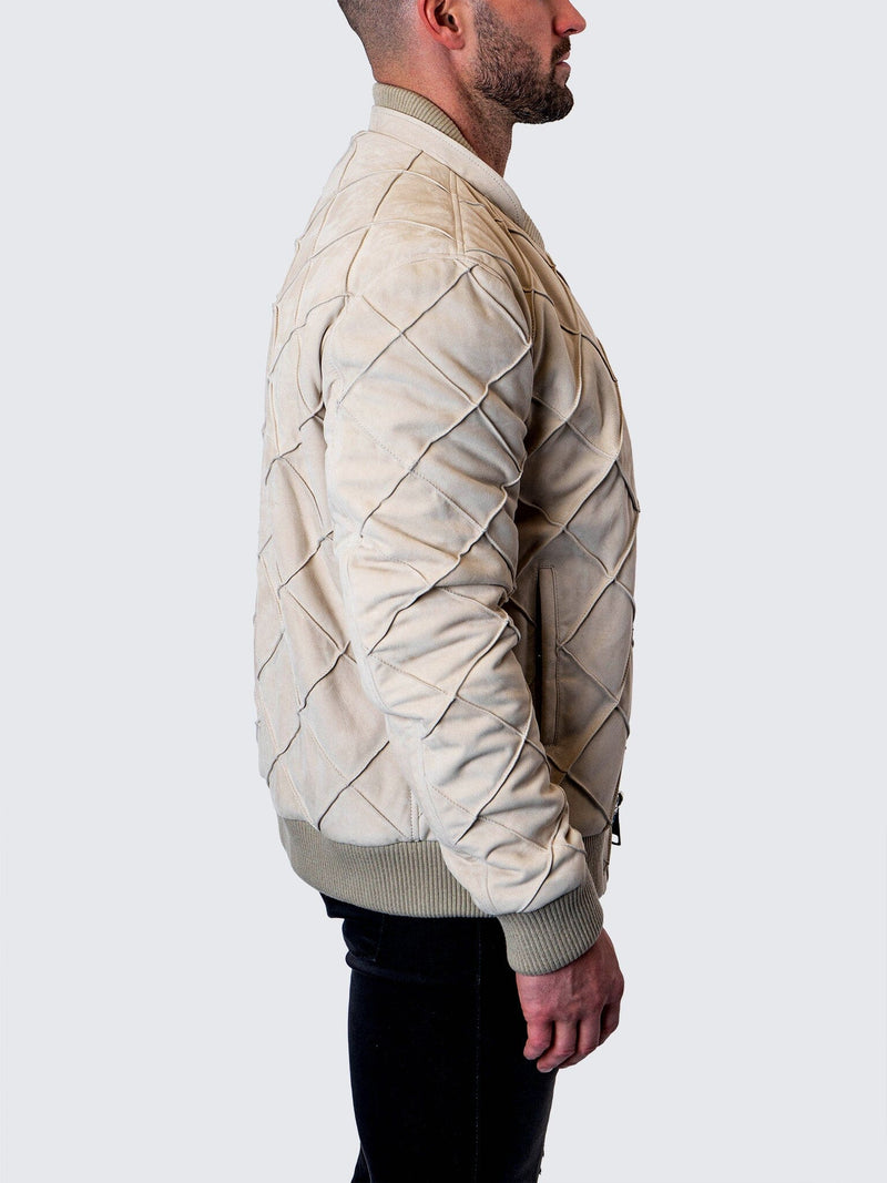 Leather Quilted CrÃ¨me