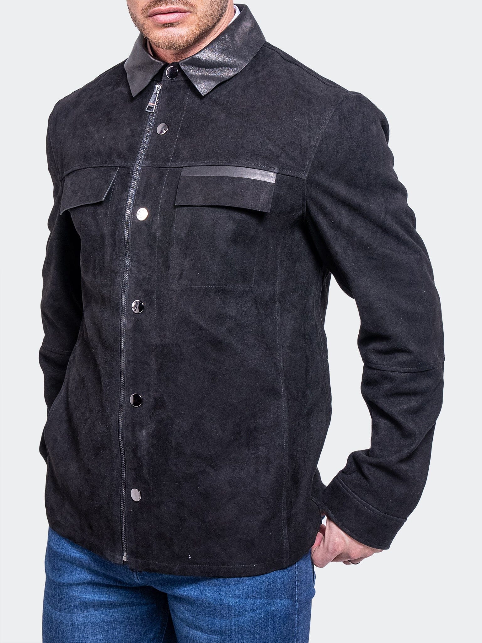 Resistance Black Suede Jacket